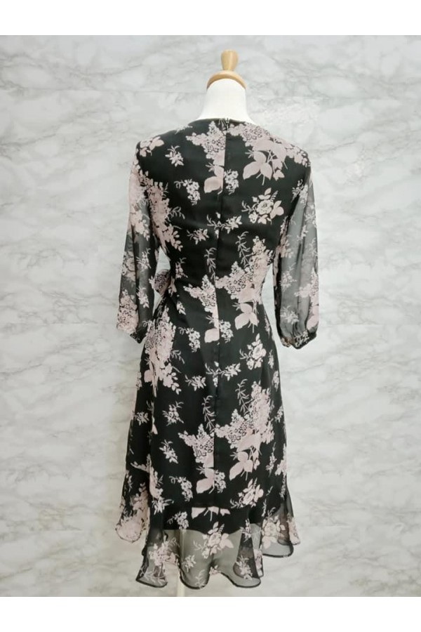 DRESS V213 BLACK