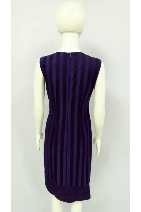 GRAYCE STRIPE DESIGN DRESS 22012 BLUE
