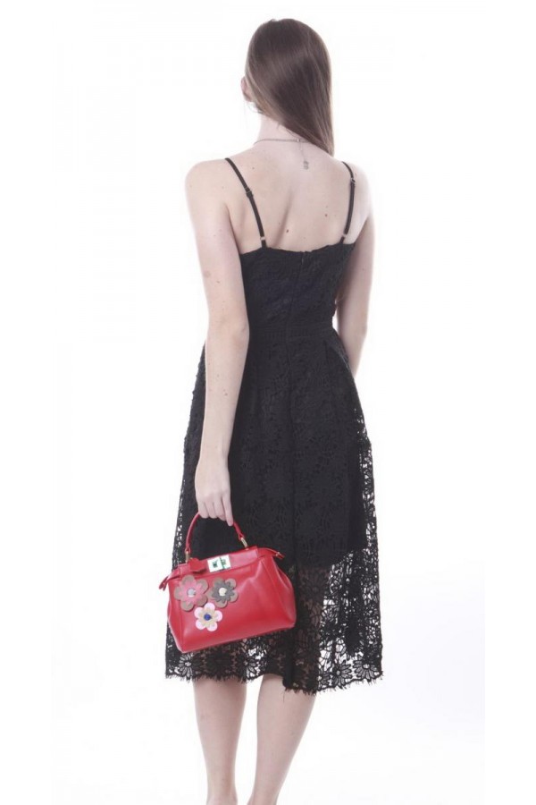 LACEY DRESS IN BLACK