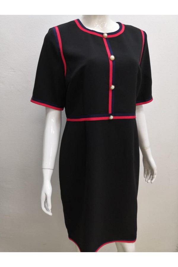 DRESS 632712 BLACK 