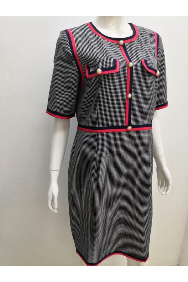 DRESS 632712 GREY 