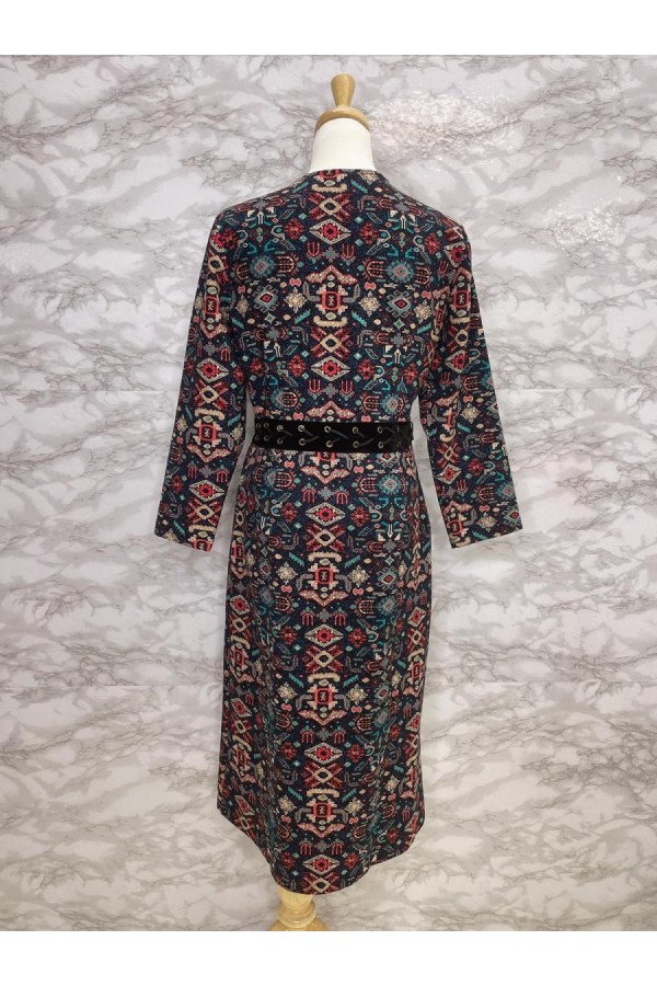 DRESS DARK BLUE 015