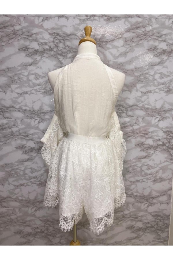 TWO PIECES SET WHITE 049