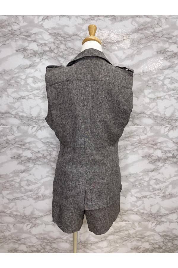 TWO PIECES SET GREY 048