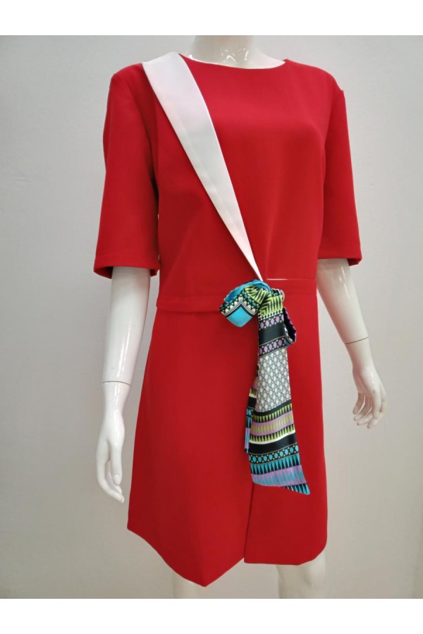 DRESS 20070 RED 