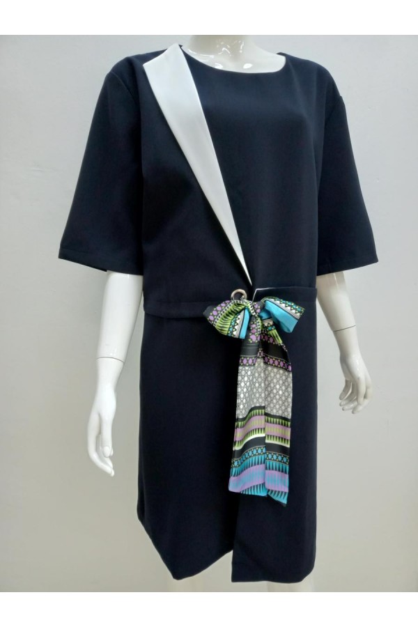 DRESS 20070 BLUE 