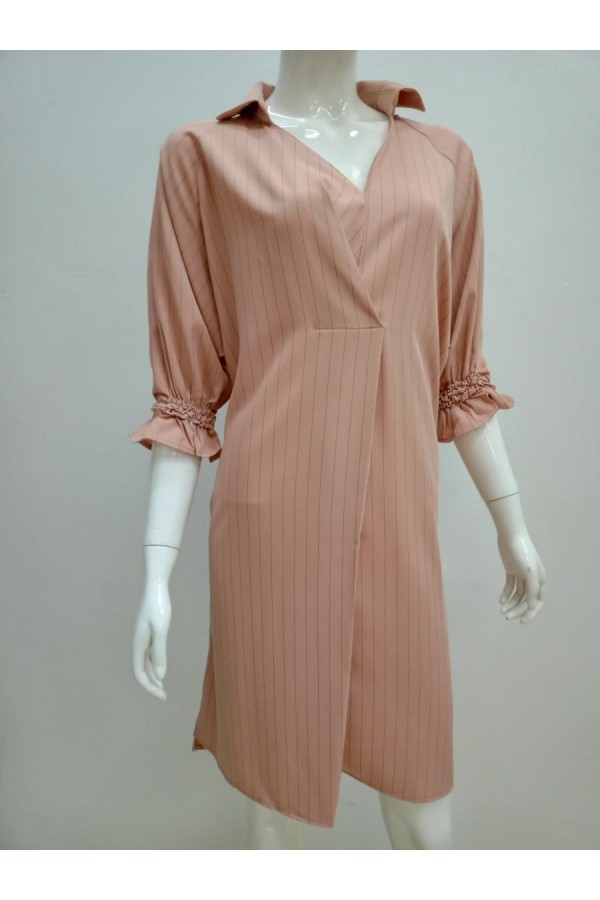 DRESS 0626 BROWN 