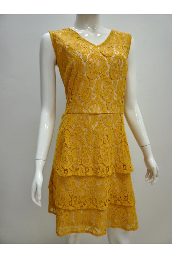 DRESS D2013 YELLOW 