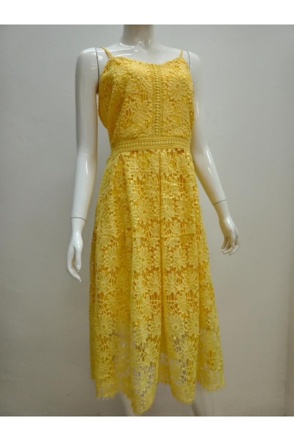 DRESS L065 YELLOW 