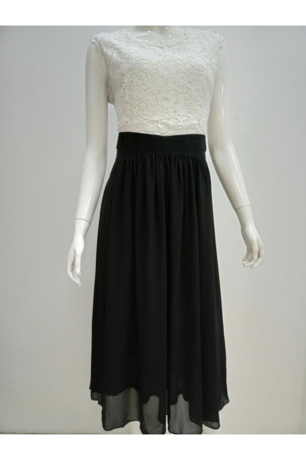 DRESS 190124 WHITE 