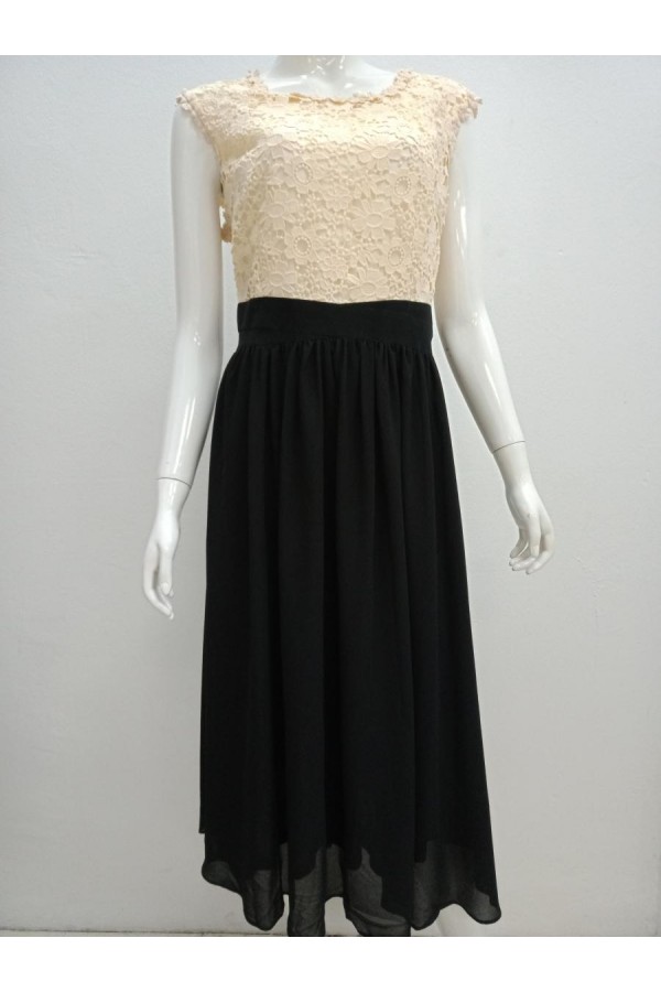 DRESS 190124 BEIGE 
