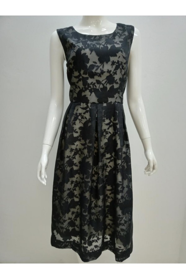DRESS 190126 BEIGE-