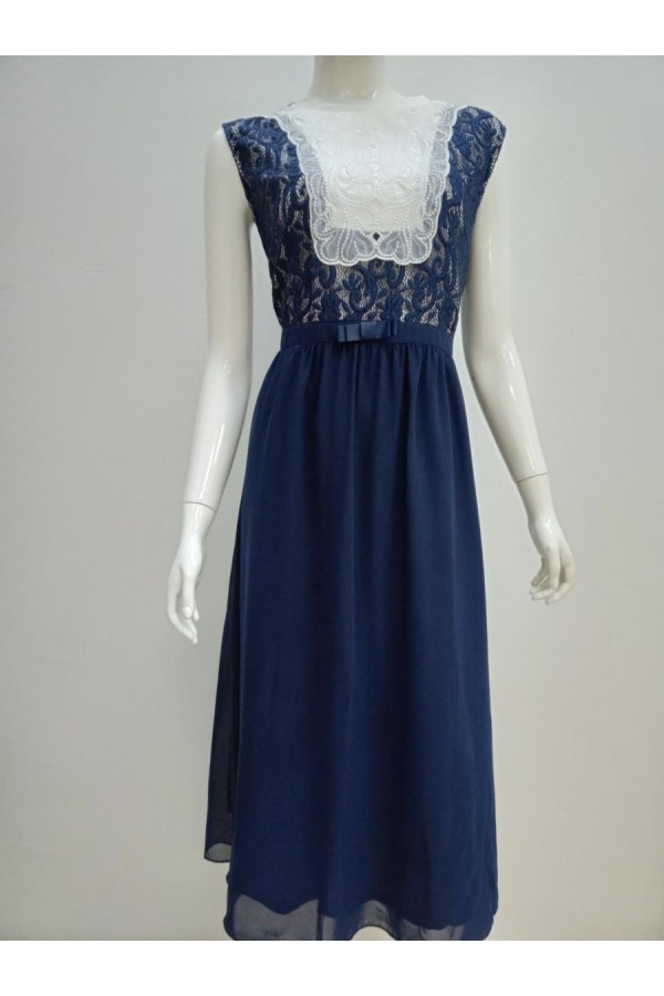 DRESS 15328 BLUE