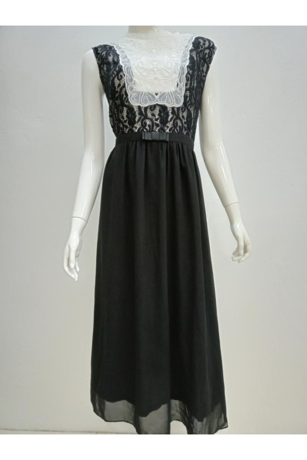 DRESS 15238 BLACK