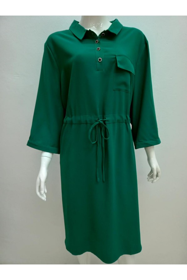 DRESS 5806 GREEN