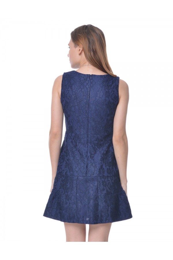 Dress in Blue Lace