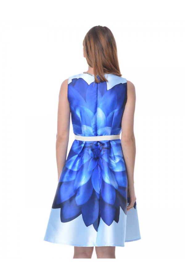 Classic Dress in Royal Blue