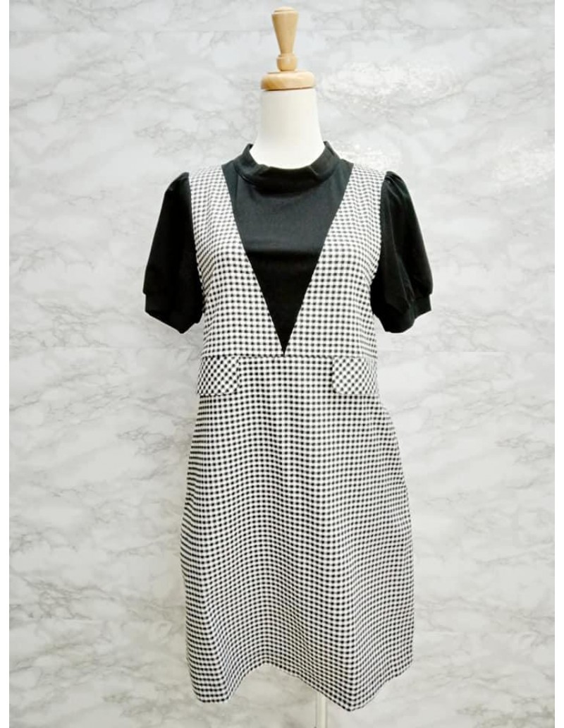 DRESS 80817 BLACK