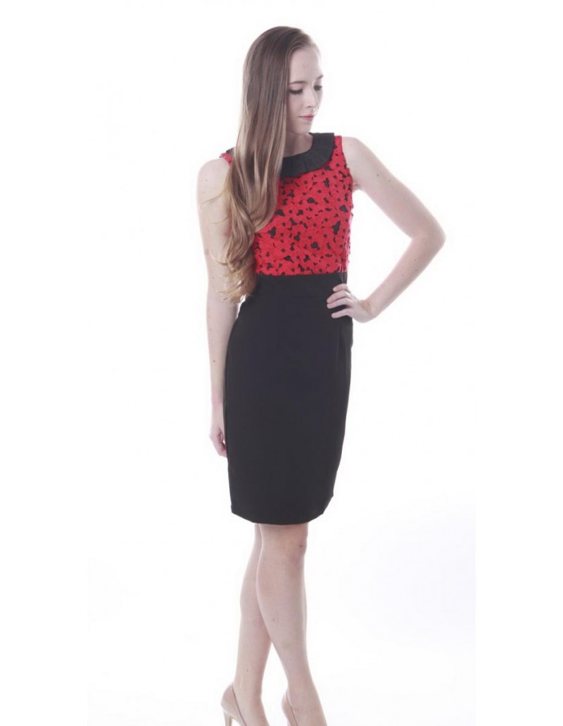 RACHELLE DRESS IN RED