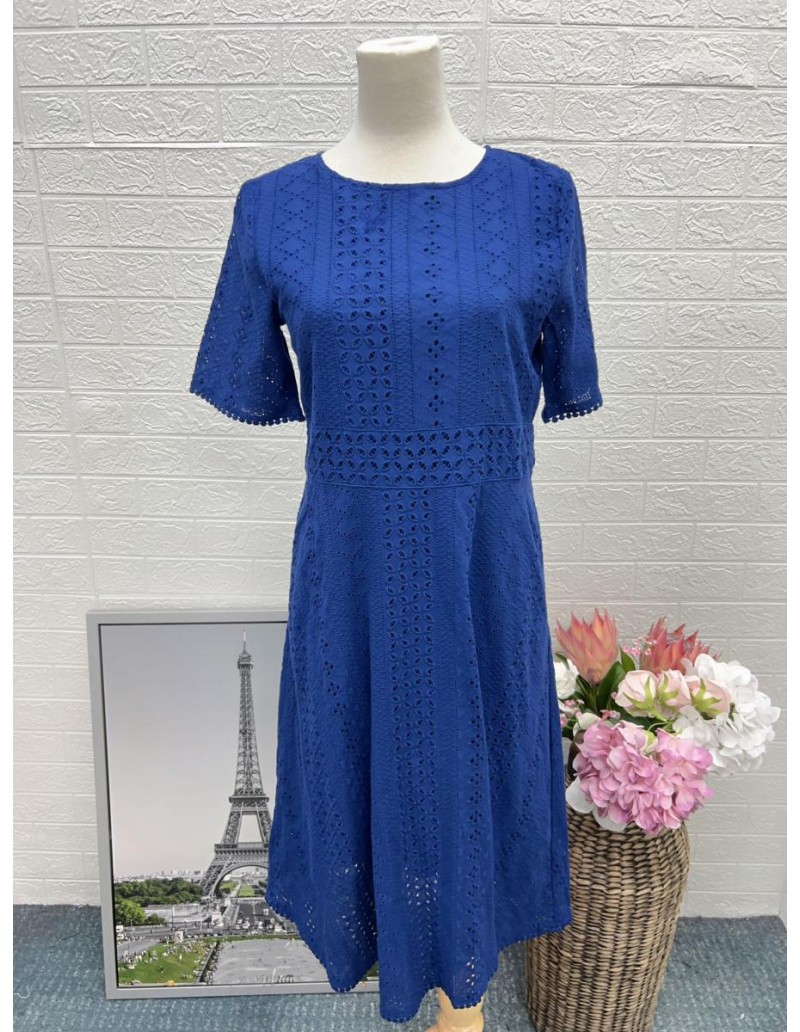 DRESS 67675 BLUE 