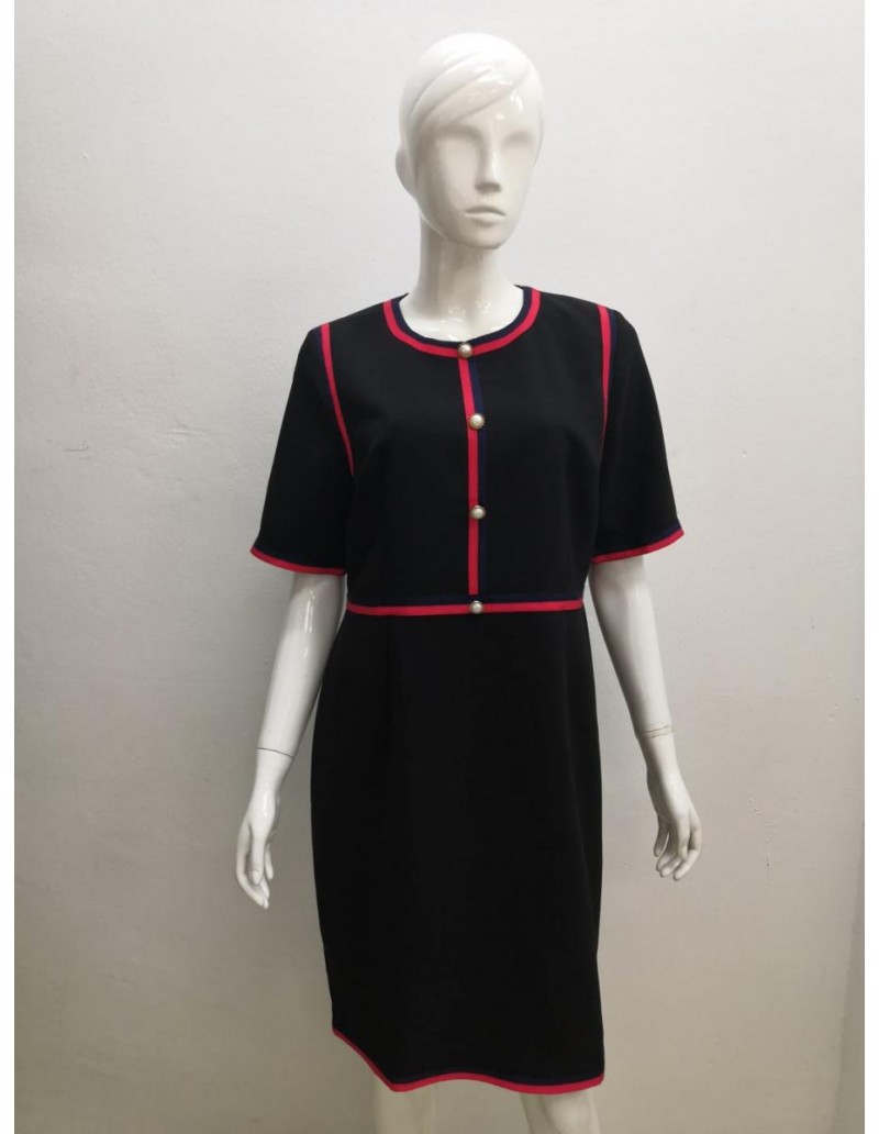 DRESS 632712 BLACK 