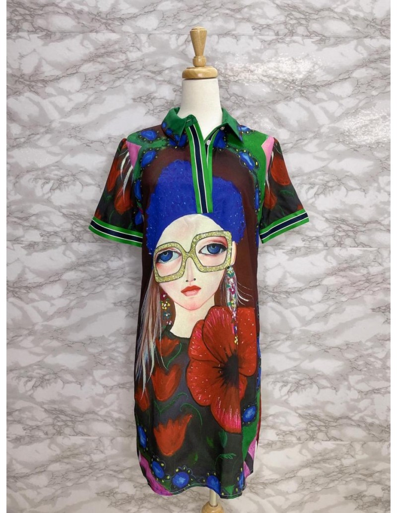 DRESS GREEN 027