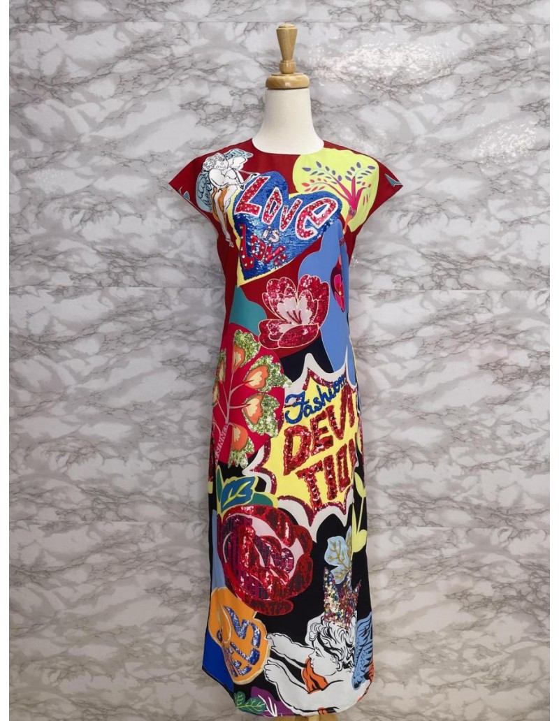 DRESS RED 017