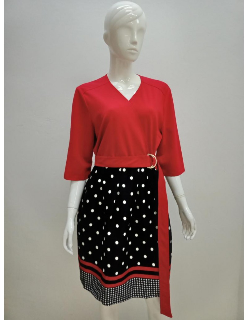 DRESS 18043 RED