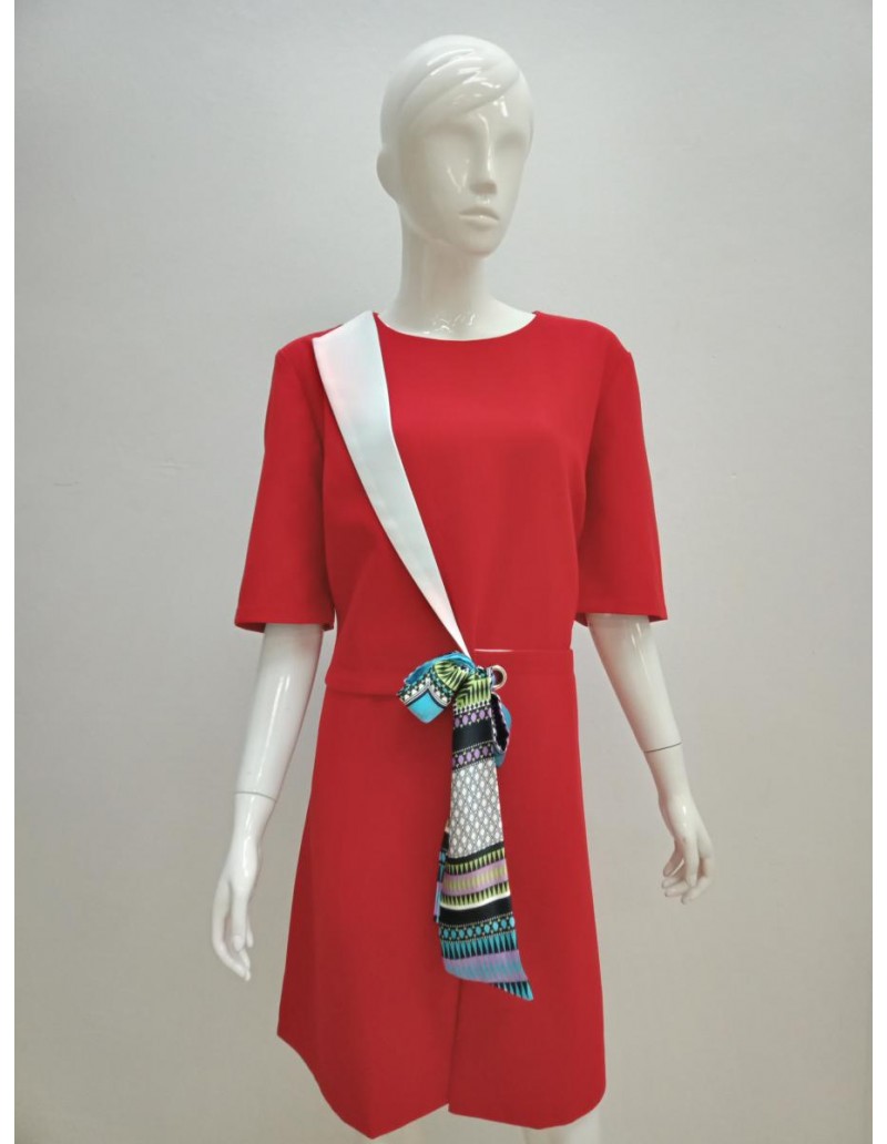 DRESS 20070 RED 