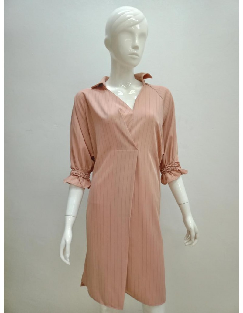 DRESS 0626 BROWN 