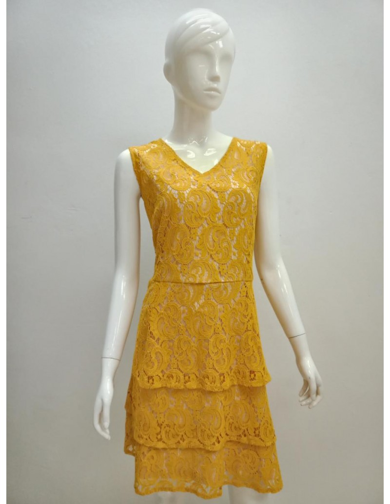 DRESS D2013 YELLOW 