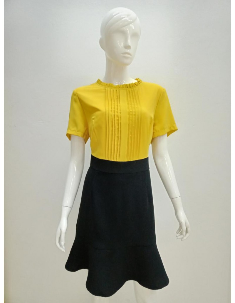 DRESS 9609 YELLOW 