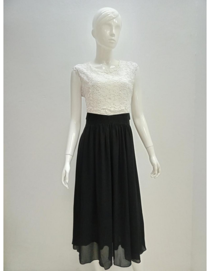 DRESS 190124 WHITE 