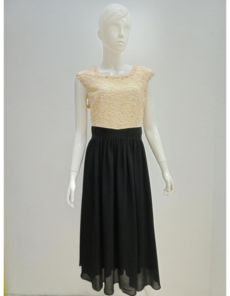 DRESS 190124 BEIGE 