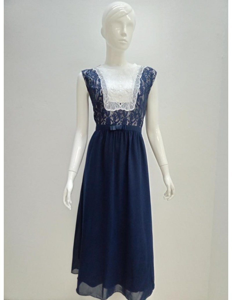 DRESS 15328 BLUE