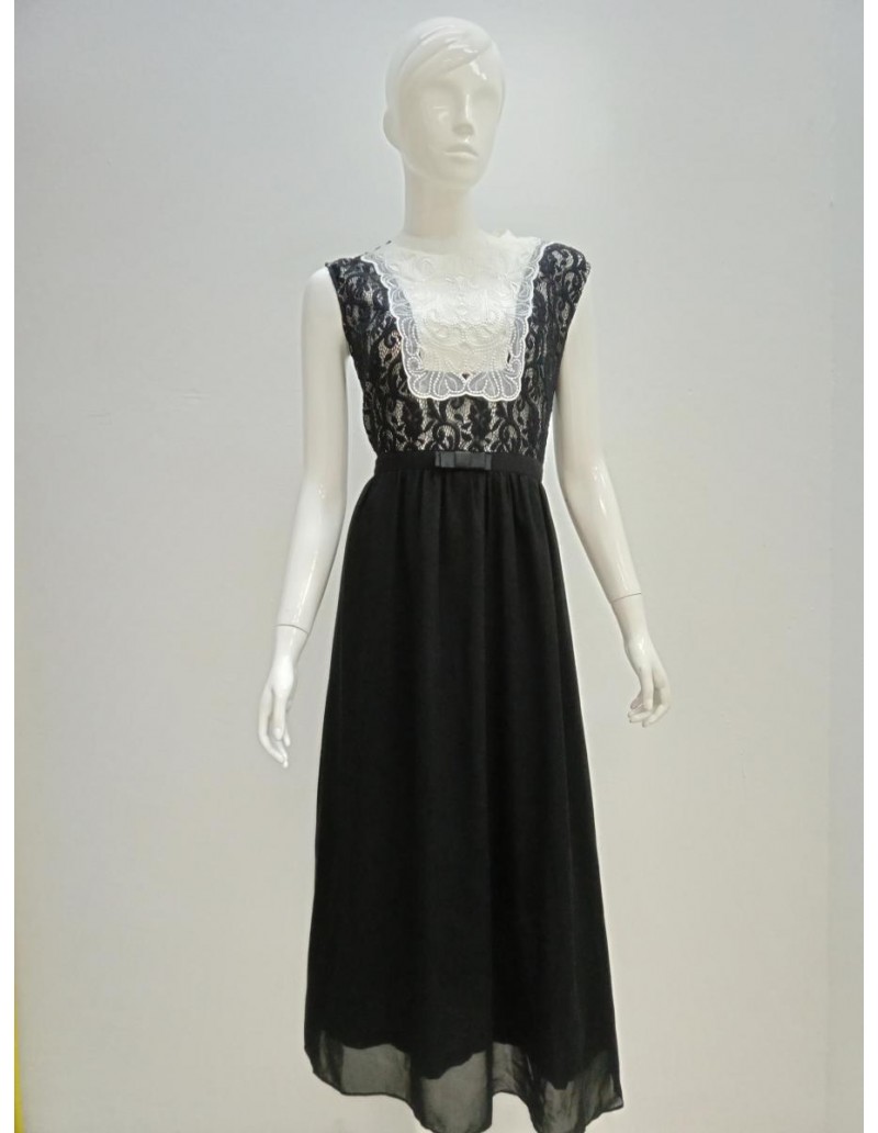 DRESS 15238 BLACK