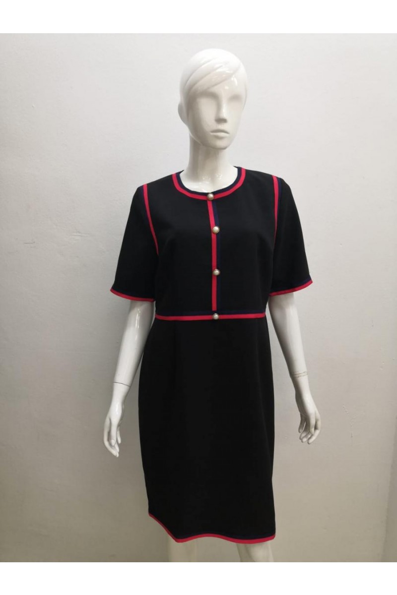 DRESS 632712 BLACK 