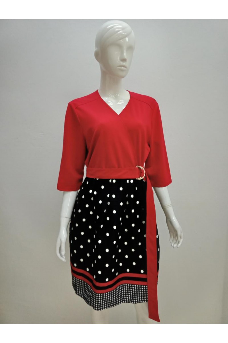 DRESS 18043 RED