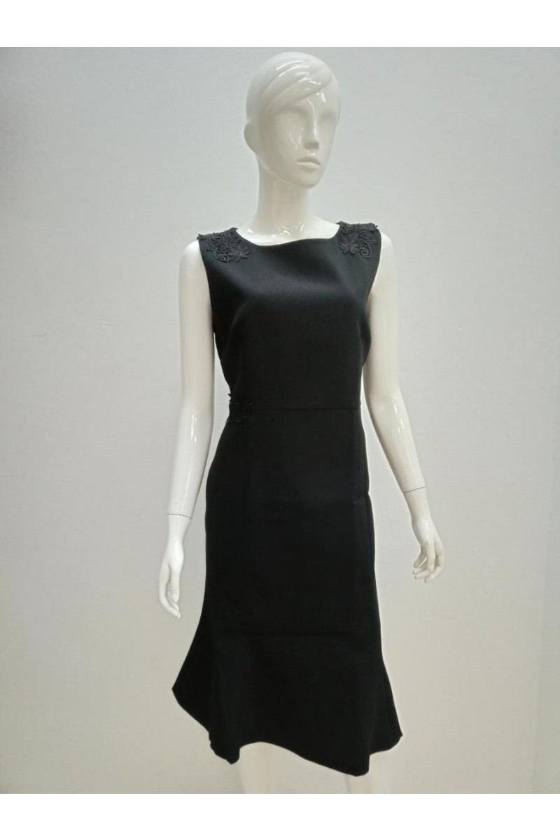 DRESS D19535 BLACK