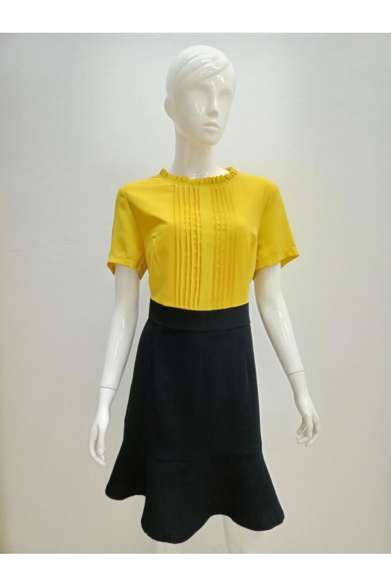 DRESS 9609 YELLOW 