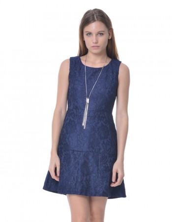 Dress in Blue Lace