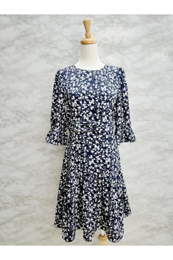 DRESS 637119 BLUE