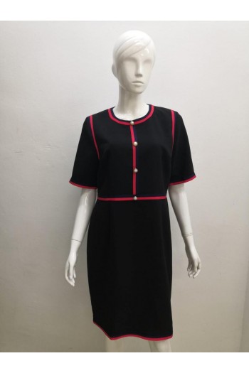 DRESS 632712 BLACK 