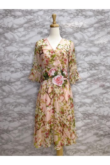 DRESS TWO PIECES PEACH 028