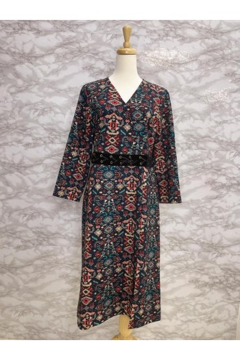 DRESS DARK BLUE 015