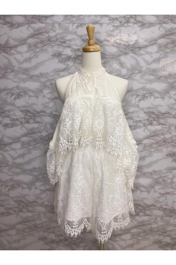 TWO PIECES SET WHITE 049
