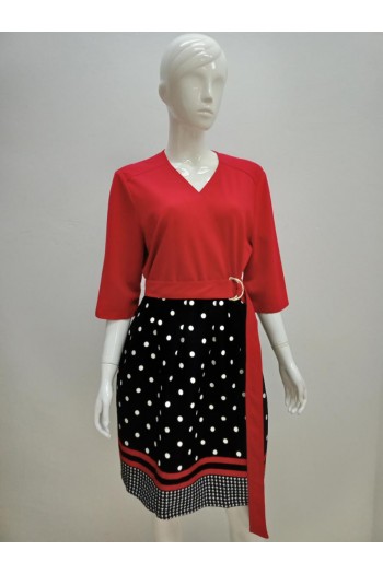 DRESS 18043 RED