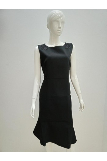 DRESS D19535 BLACK