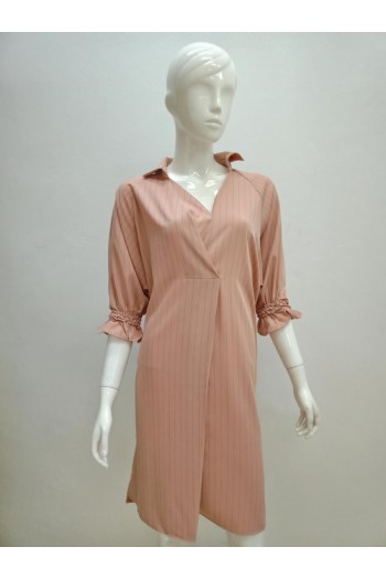 DRESS 0626 BROWN 