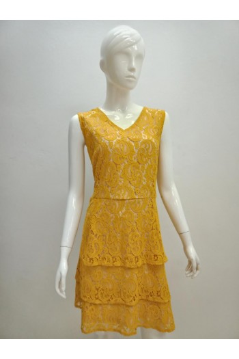 DRESS D2013 YELLOW 